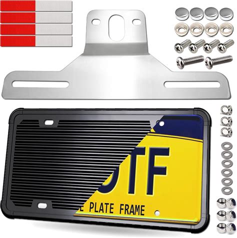 metal license plate bracket for trailer|utility trailer license plate bracket.